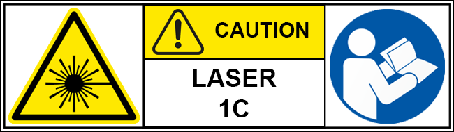 Class 1C Laser Labels