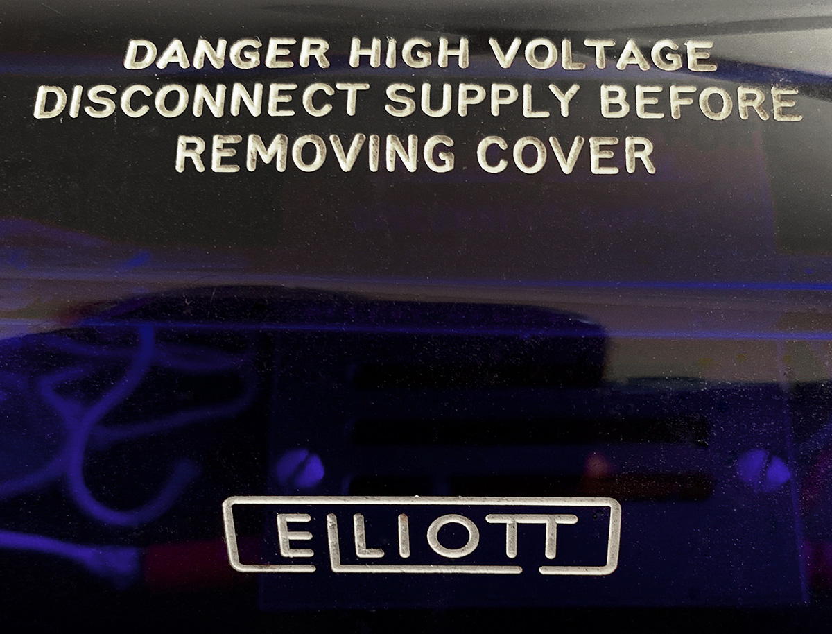 Elliott Model 356-HNL-8A Laser Cover Embossing