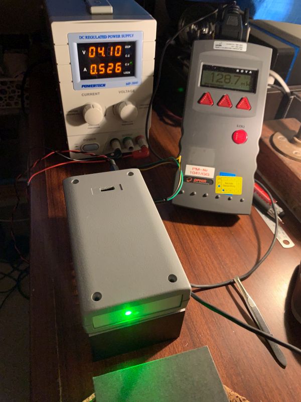 Laser Output 128.7mW