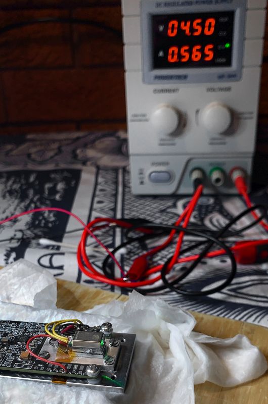 Laser operating on cold block